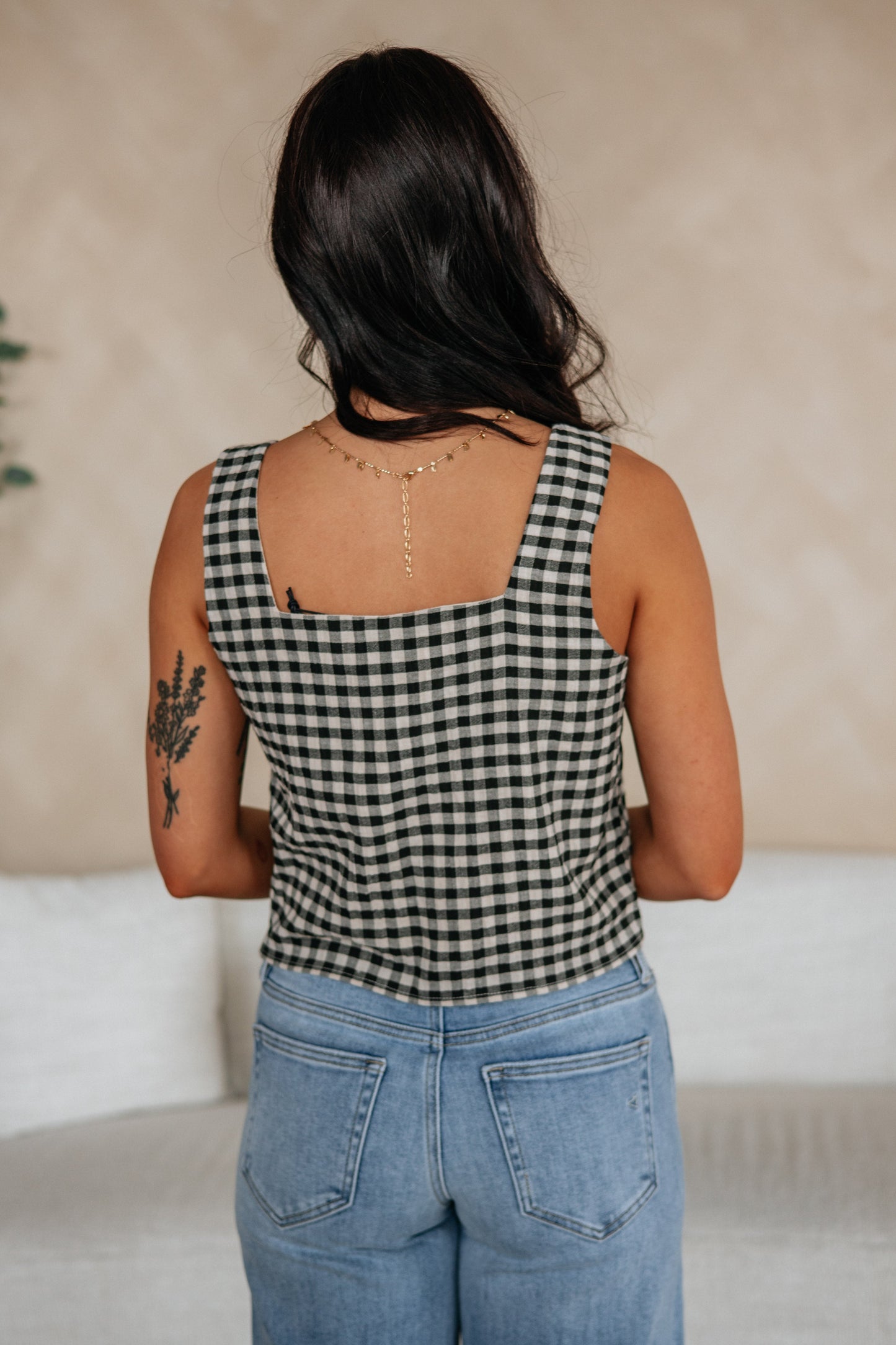 Arabella Gingham Top
